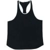 Men's A-Shirt Sleeveless Shirt Men's Gym Tank Shirt Quick Dry Shirt Cool Vest for Men Letter Print t-Shirt