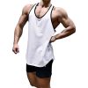 Men's A-Shirt Sleeveless Shirt Men's Gym Tank Shirt Quick Dry Shirt Cool Vest for Men Letter Print t-Shirt