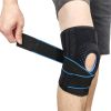 Knee Brace with Side Stabilizers & Patella Gel Pads Adjustable Knee Support for Men and Women